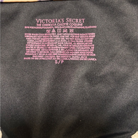 Victoria’s Secret Bikini. Size S/M Black Geometric Print - Picture 5 of 6